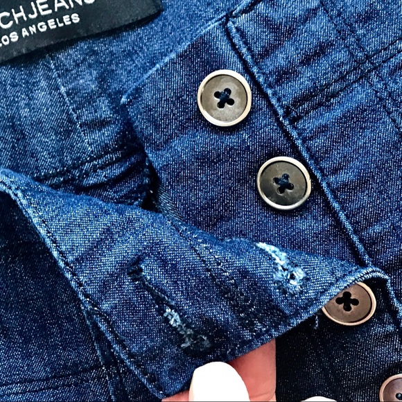 VINTAGE Epoch Jeans Chambray Denim Bell Flare Sailor Jeans. Sz. 11 - Picture 7 of 12